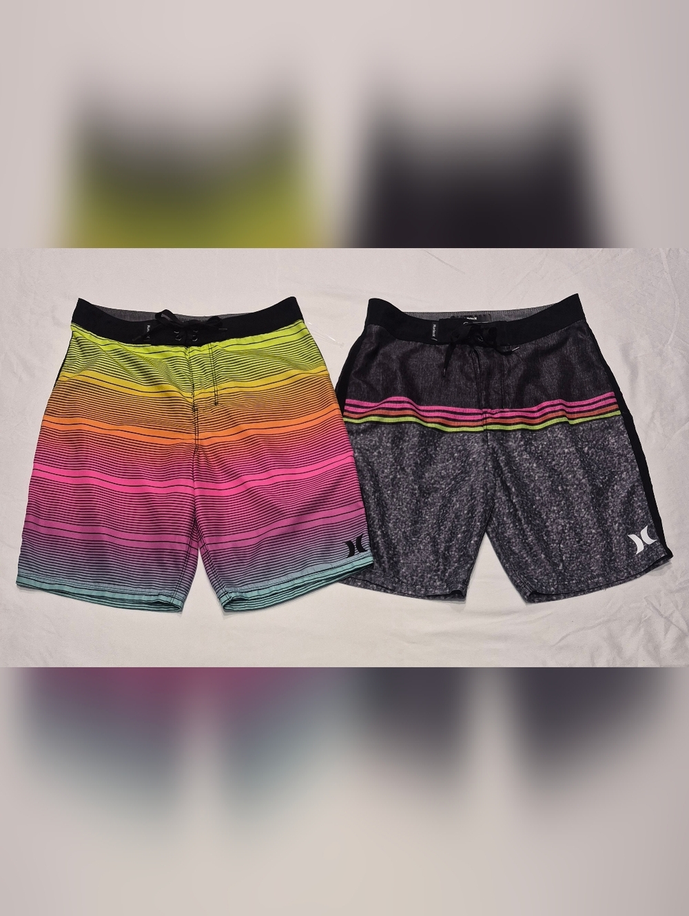 2 Pair Boys Hurley Shorts Size 14